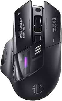 INPHIC A9 V2 Explorer Wireless Gaming Mouse, 12800 DPI Silent Mouse Tri-Mode 2.4G/Type-C Wired/Bluetooth Rechargeable Computer Mouse RGB Light, Visible Battery Indicator, for Laptop/PC/Computer product reviews
